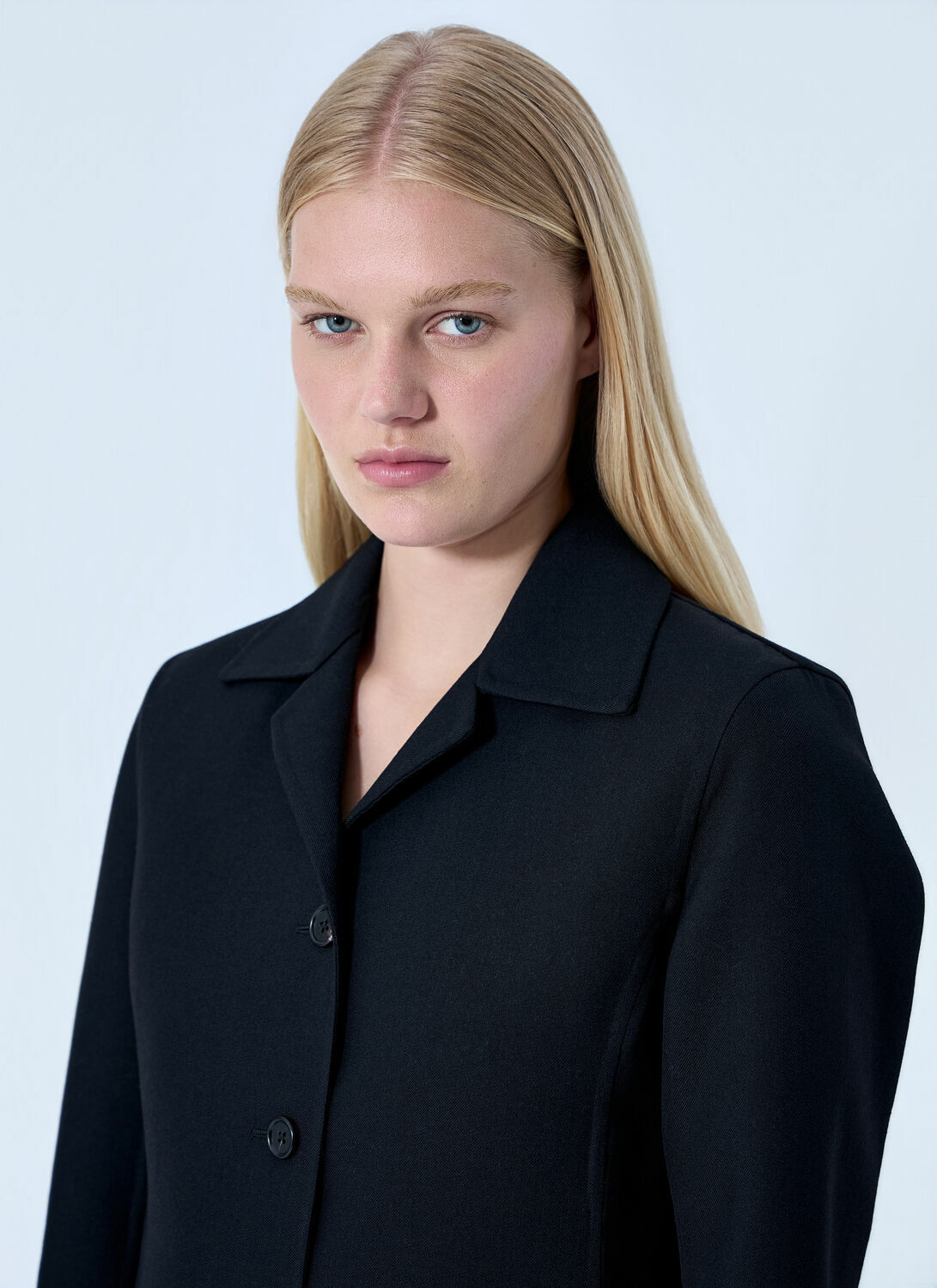 Jil Sander Single-Breasted Wool Coat