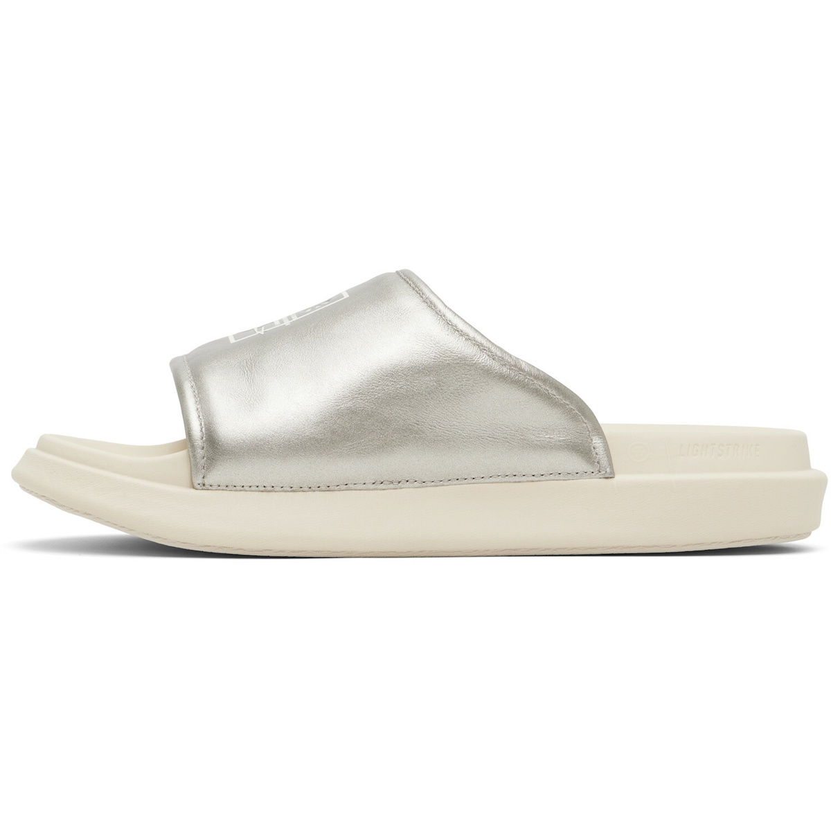 Y-3 Silver 'Y-3' Slides