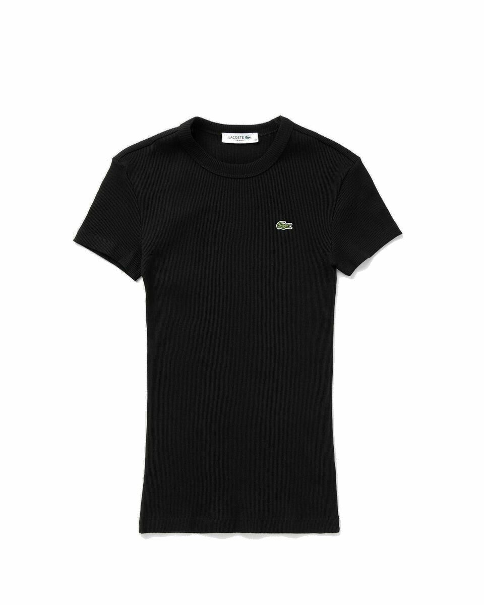 Photo: Lacoste T Shirts & Rollis Black - Womens - Shortsleeves