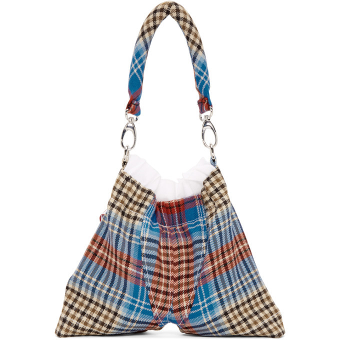 Charles Jeffrey Loverboy Multicolor Tartan Panties Bag Charles