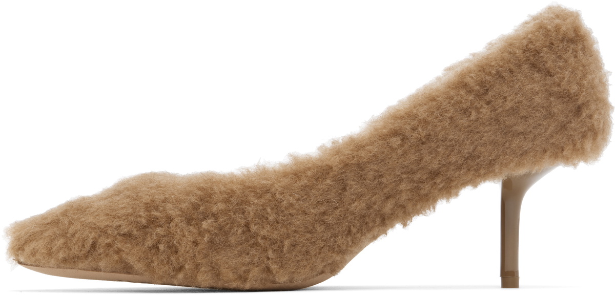 Max Mara Tan Teddy Pumps