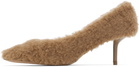 Max Mara Tan Teddy Pumps
