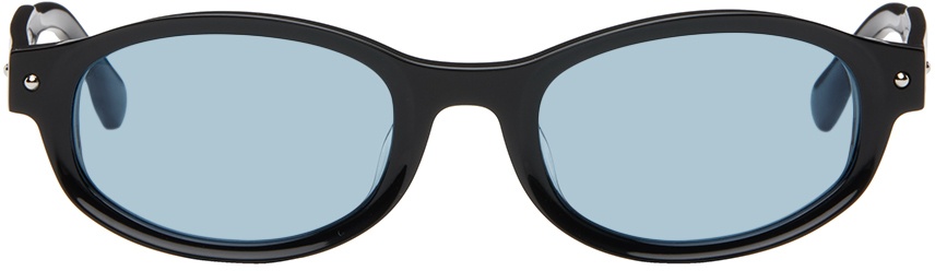 Photo: BONNIE CLYDE SSENSE Exclusive Black Rollercoaster Sunglasses