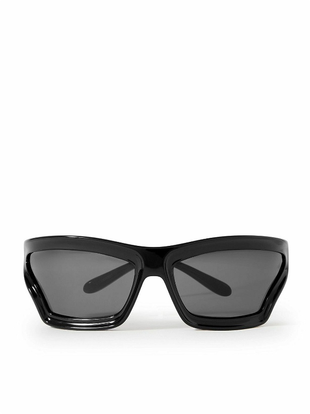 Photo: LOEWE - Paula's Ibiza Sporty Mask Oversized D-Frame Acetate Wrap-Around Sunglasses