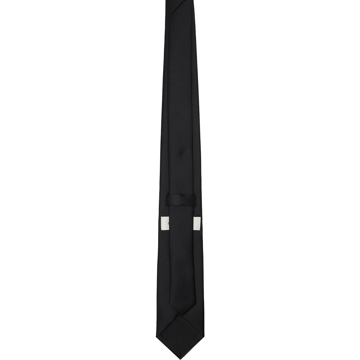 Ernest W. Baker Black Satin Tie