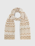 Missoni - Zig zag viscose-blend scarf, Women, Multicoloured