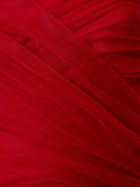 GIAMBATTISTA VALLI Strapless Asymmetric Tulle Mini Dress
