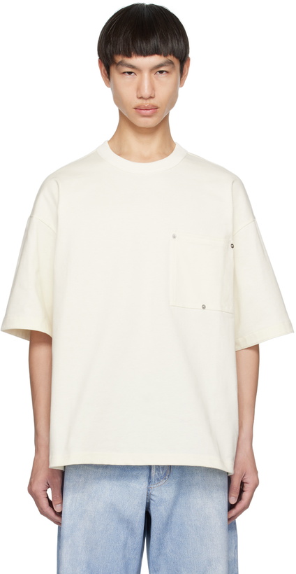 Photo: Bottega Veneta Off-White Relaxed T-Shirt