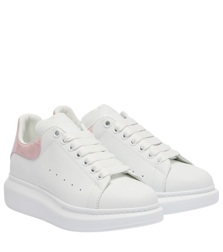 Photo: McQueen Oversized leather sneakers