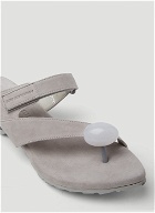 Coral Sandals in Grey