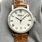 Chopard Classic White Dial 18 Carat White Gold Mens Watch 134200-1002