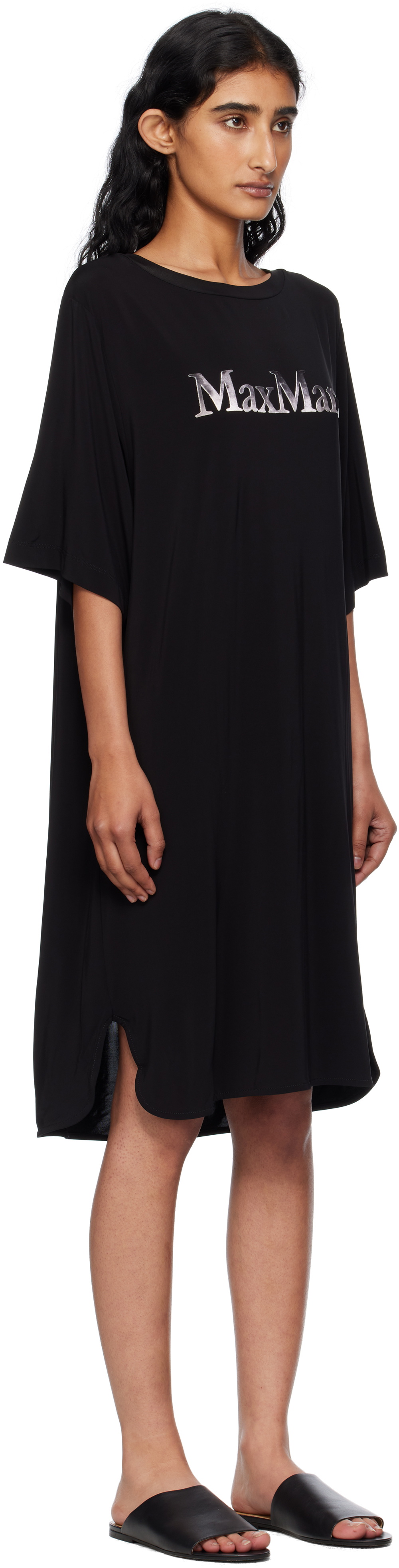 Max Mara Black Luna Minidress