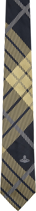 Photo: Vivienne Westwood Black & Yellow Harris Tweed Tie