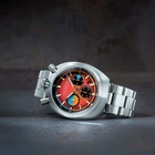 Cadola Testa Di Toro Chronograph Quartz Red Dial Mens Watch CD-1058-22