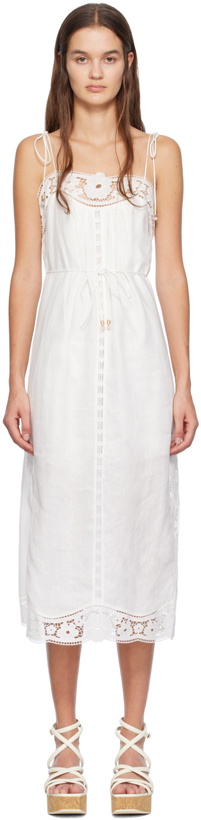 Photo: Zimmermann White August Midi Dress