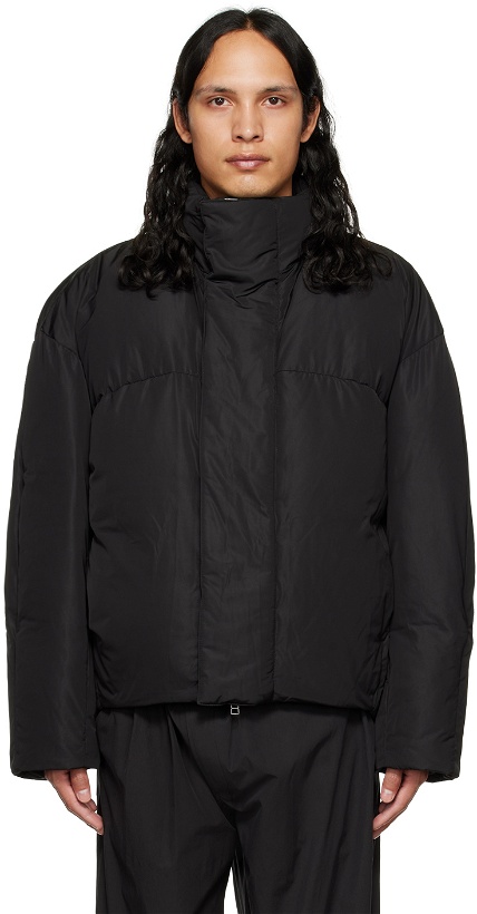 Photo: LE17SEPTEMBRE Black Quilted Down Jacket