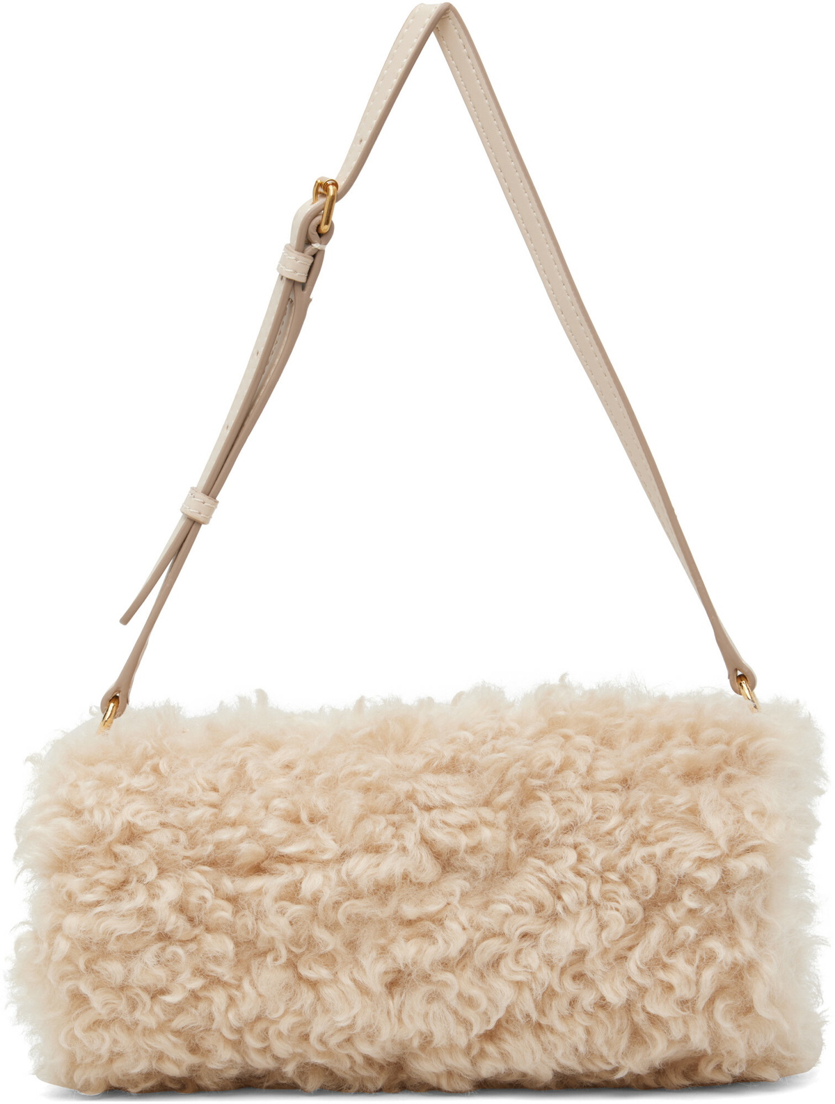 Stella McCartney Beige Logo Bracelet Pouch