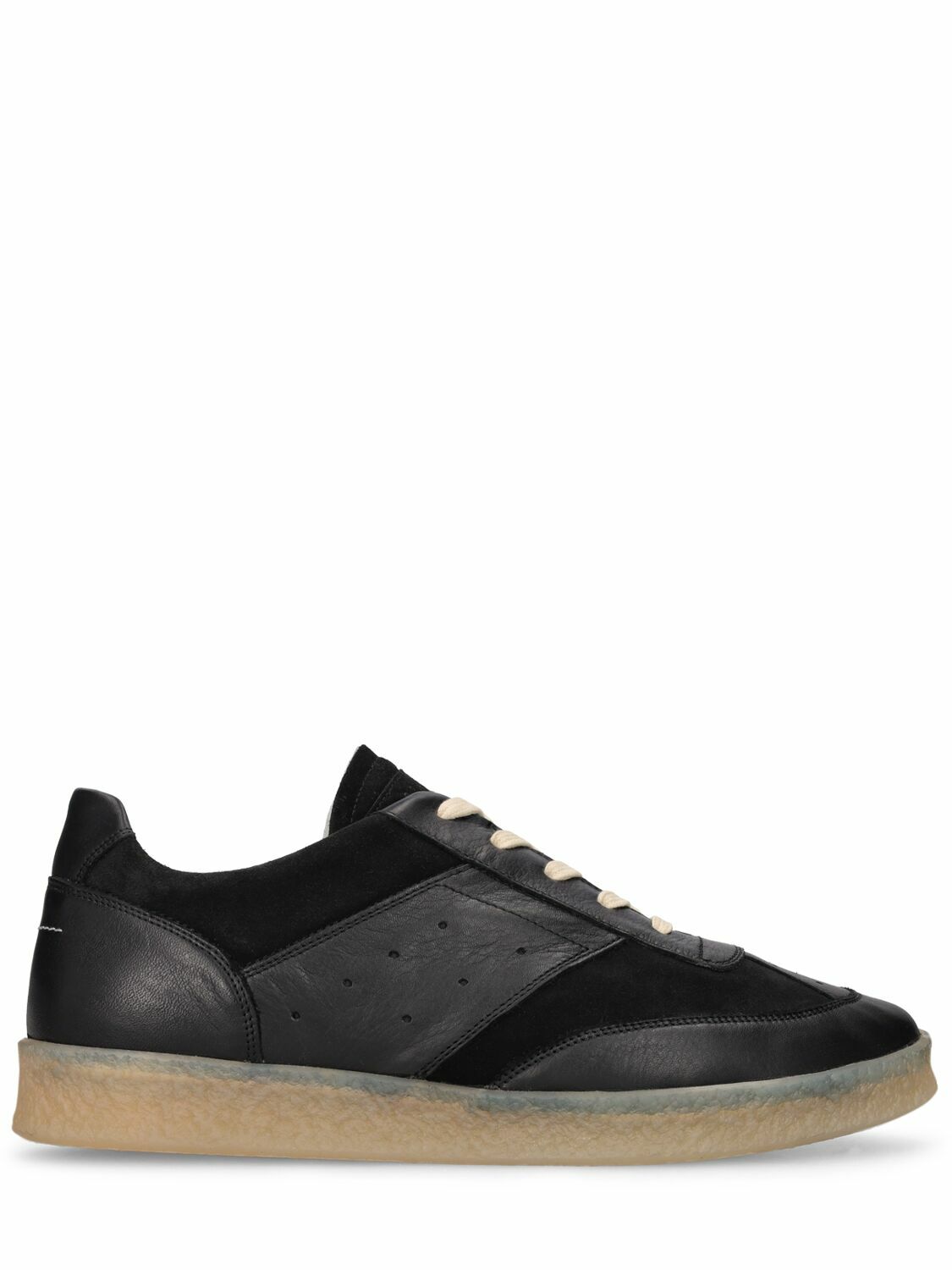 MM6 MAISON MARGIELA - Leather Low Top Sneakers MM6 Maison Margiela