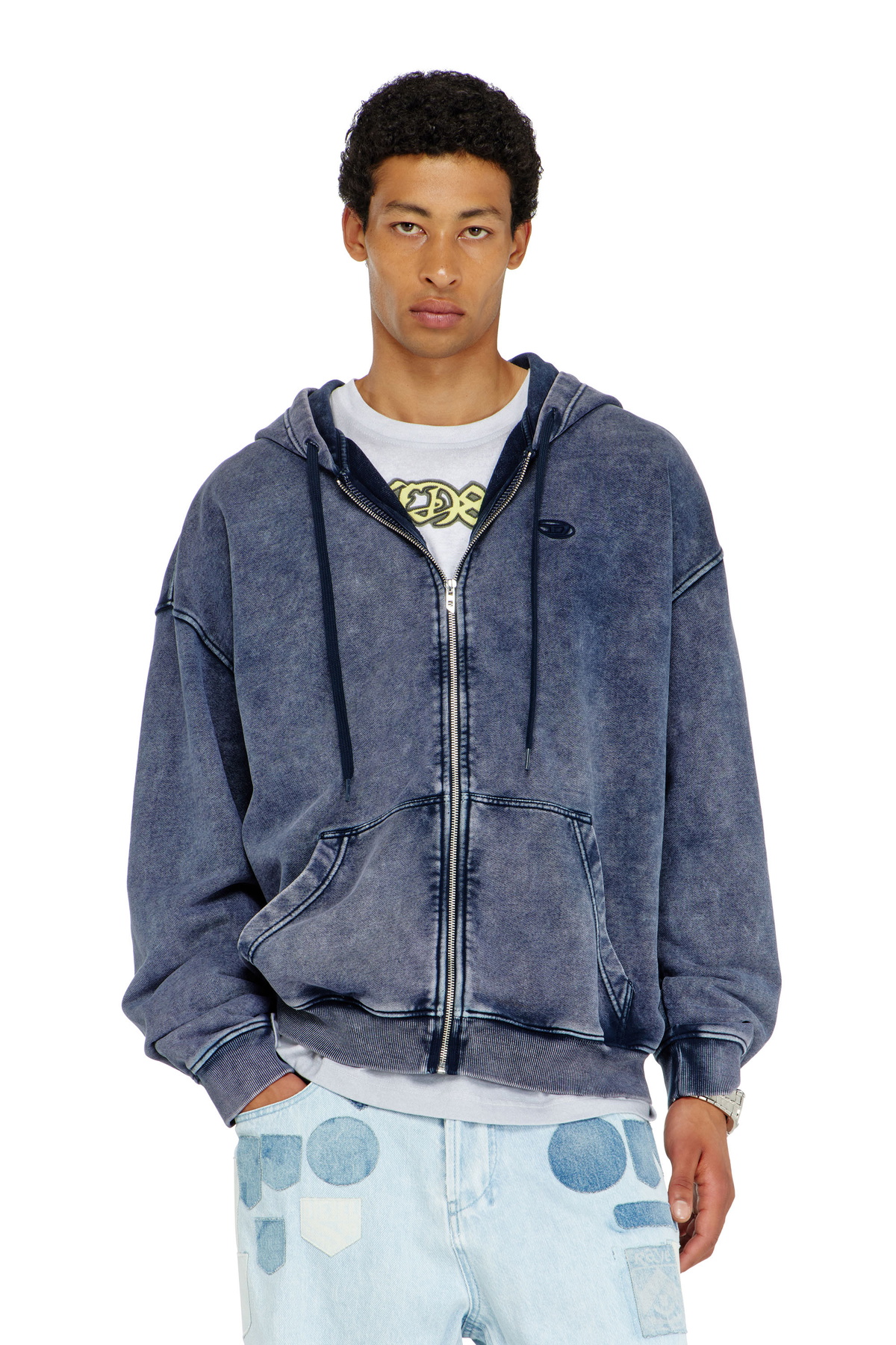 Diesel Pink S-UMMERIB-A81 Hoodie Diesel