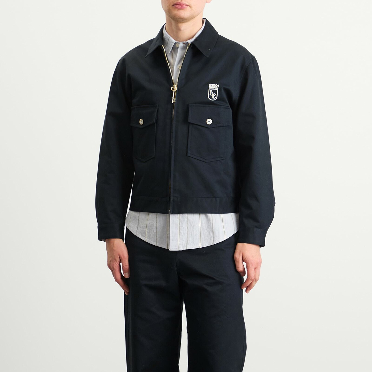 Late Checkout Men's Work Jacket in Navy