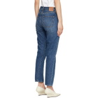TOTEME Blue Twisted Seam Jeans