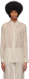 Gabriela Coll Garments Gray No.197 Shirt