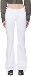 Givenchy White Slim-Fit Jeans