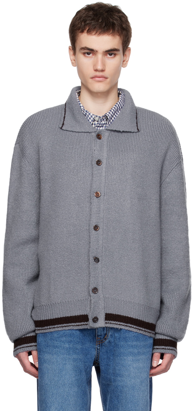 Dunst Blue Button Cardigan