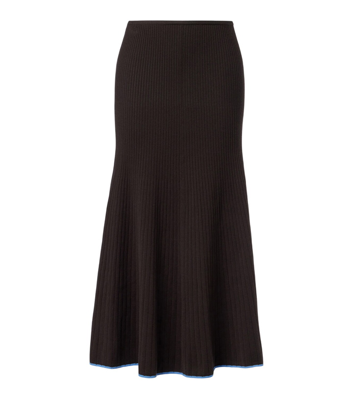 Photo: Proenza Schouler Carly ribbed-knit midi skirt