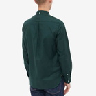 Beams Plus Men's Button Down Solid Oxford in Green