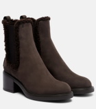 Tod's Shearling-lined leather Chelsea boots