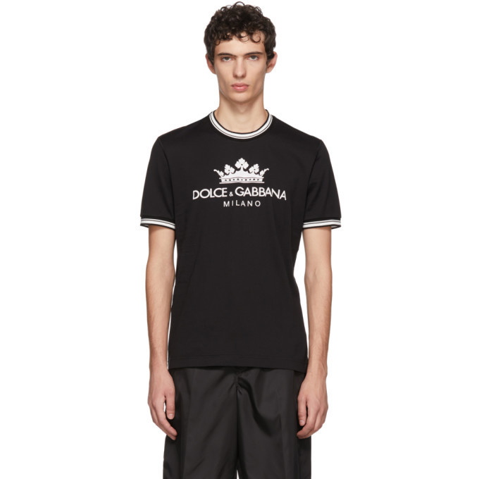 Photo: Dolce and Gabbana Black Crown T-Shirt