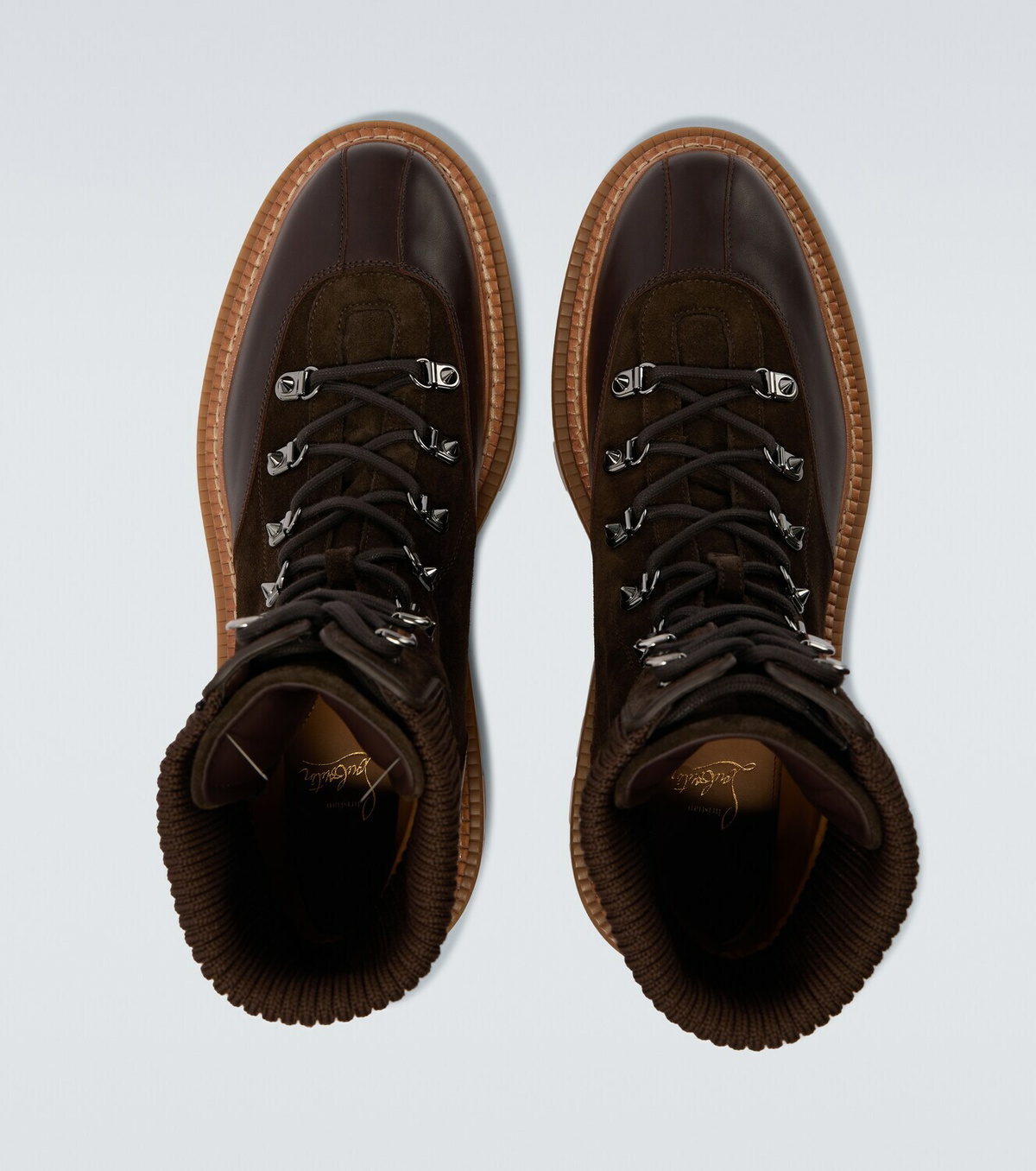 Christian Louboutin Armandine College leather hiking boots
