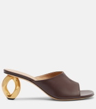 JW Anderson Stitch leather mules