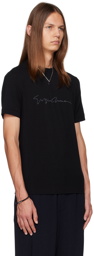 Giorgio Armani Black Printed T-Shirt