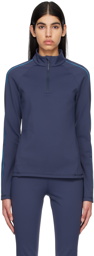 Outdoor Voices Navy 1/4 Zip Sweater