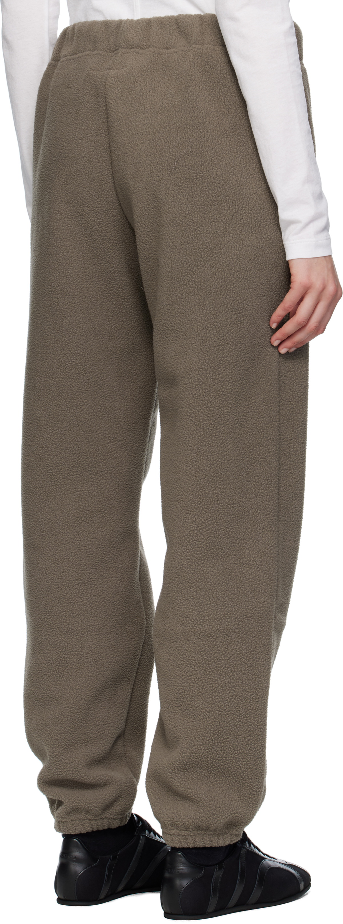 MM6 Maison Margiela Taupe Fleece Sweatpants