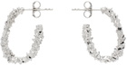 Veneda Carter Silver Small VC003 Open Hoop Earrings