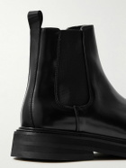 VINNY's - Officer Glossed-Leather Chelsea Boots - Black