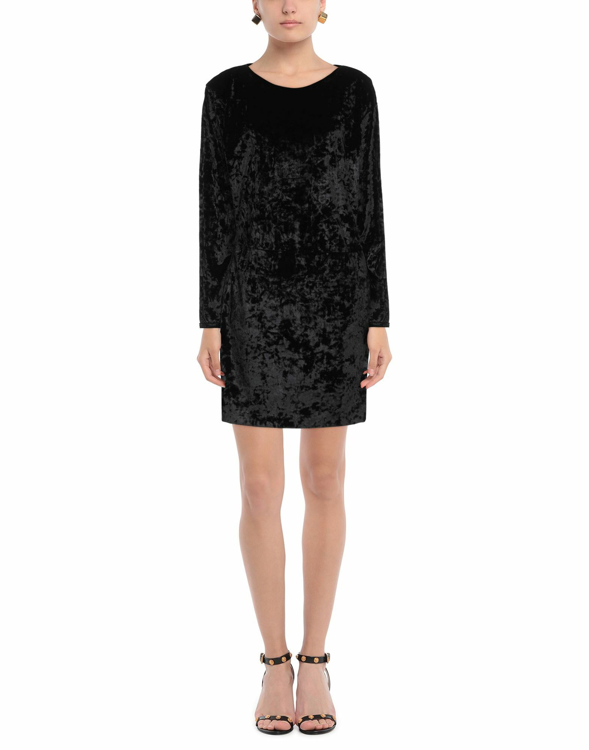 Manila Grace Womens Mini dress in Black