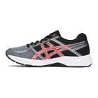 Asics Black and Red Gel-Contend 4 Sneakers