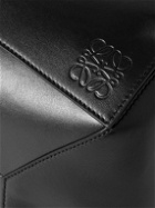 LOEWE - Puzzle Edge Logo-Debossed Leather Messenger Bag