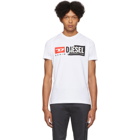 Diesel White Diego-Cuty T-Shirt