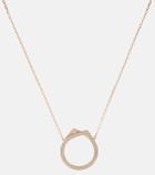 Repossi Antifer 18kt rose gold necklace with diamonds