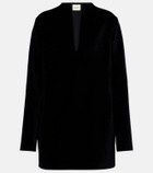 Khaite Aleena velvet minidress