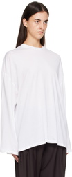 The Frankie Shop White Rio Oversized Sleeve T-shirt