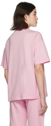Opening Ceremony Pink Crazy Letter Label T-Shirt