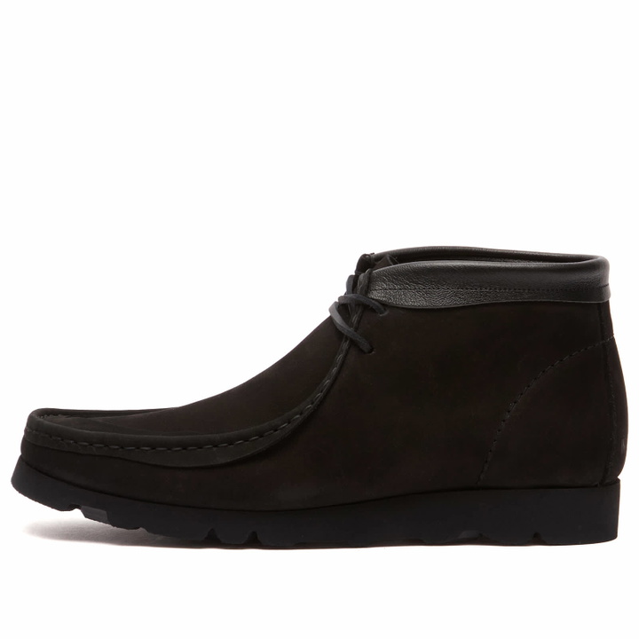 Photo: Clarks Originals Men's x Invincible Wallabee Boot in Black Combi