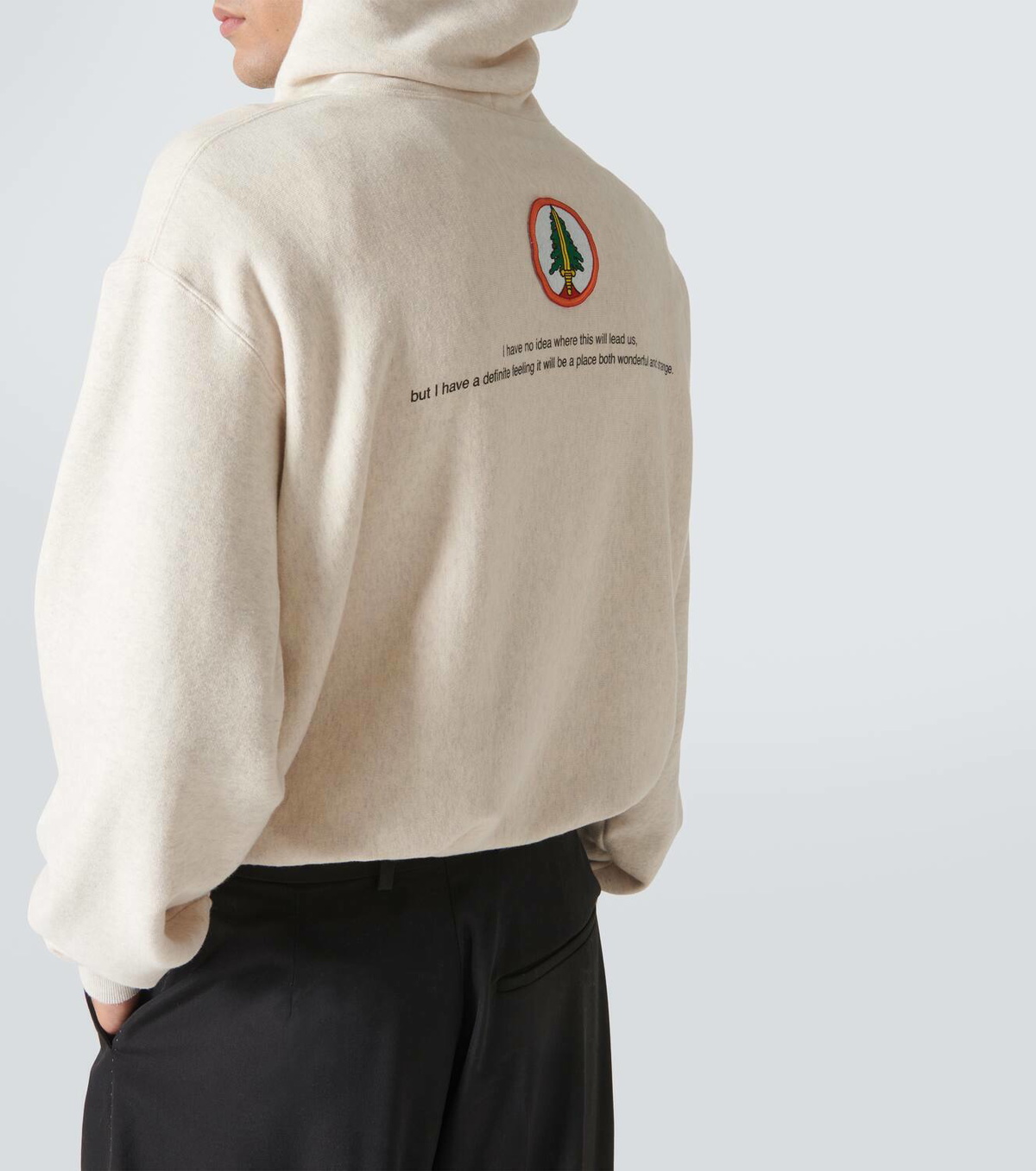 Undercover Printed cotton hoodie
