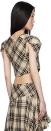 Collina Strada Beige Hillary Blouse